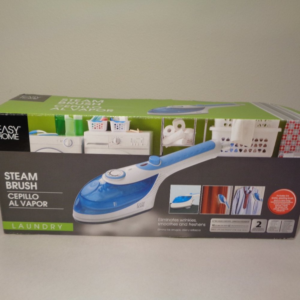 Easy Home New STEAM BRUSH Removes Wrinkles Stains